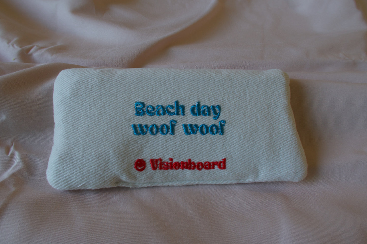 "beach day woof woof" love letter